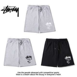 STUSSY กางเกงกีฬาขาสั้น ผ้าฝ้าย แฟชั่นสําหรับผู้ชาย และผู้หญิง 701