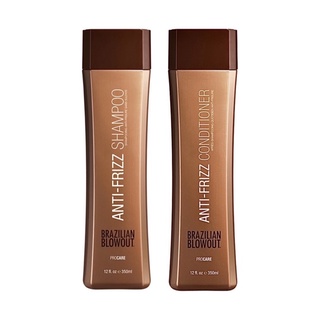 Brazilian Blowout Anti Frizz Shampoo / Conditioner 350 ml ขวดดีไซน์ใหม่ล่าสุด