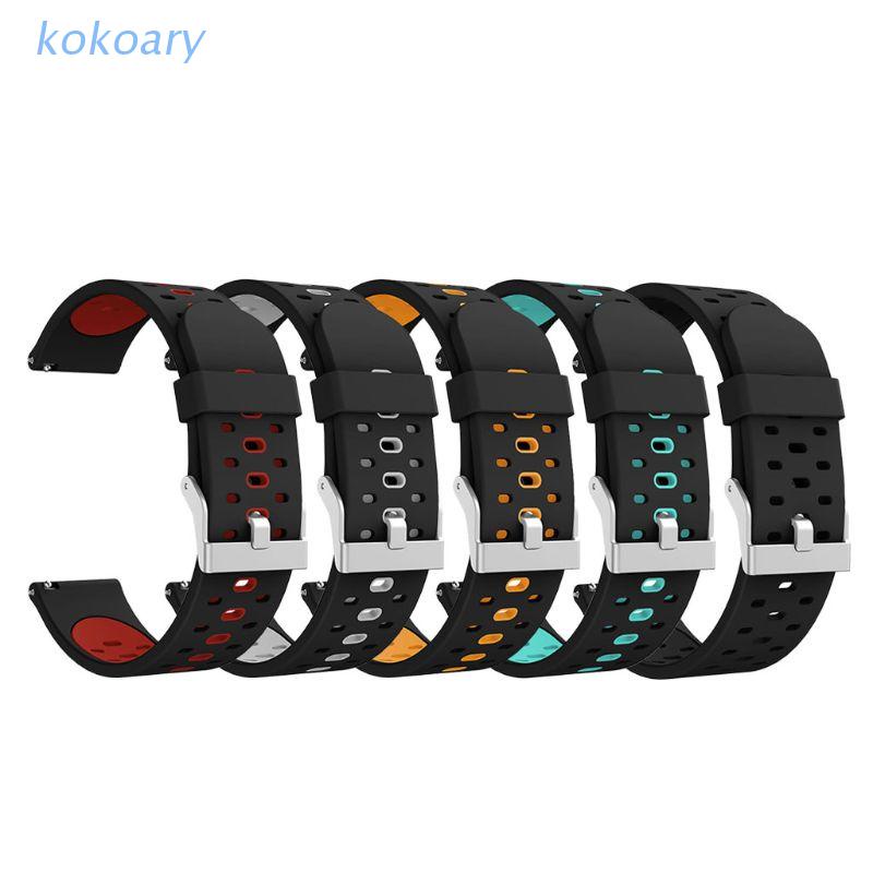 Kok สายนาฬิกาข้อมือซิลิโคนสําหรับ Xiaomi Huami Amazfit Bip Bit Pace Lite Youth Smart Watch/S2/Galaxy 42 มม.