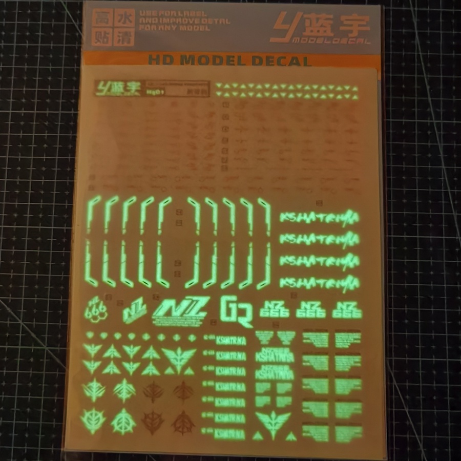 [ Y Model ] Water decal HG01 ดีคอลน้ำสำหรับ NZ-666 Kshatriya (HG 1/144) ราคา ถูกที่สุด ดีลบีเคเค แกลเลอรีภาพที่ 3