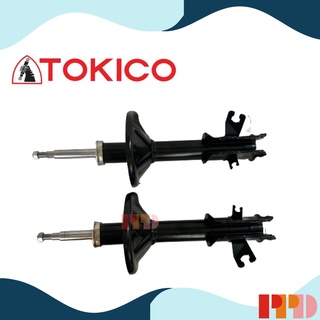 TOKICO โช้คอัพ คู่หน้า Strut Oil สำหรับ MITSUBISHI รหัสอะไหล่แท้ (R) MR-297576 , (L) MR-297575 (รหัสสินค้า A2271, A2272)