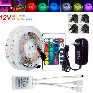 หลอดไฟ Led 12V 2835 RGB54 10 เมตร 20 เมตร 24 คีย์ ควบคุมอินฟราเรด