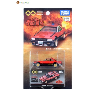 รถเหล็กTomica (ของแท้) Tomica Premium Unlimited 06 Western Police Machine RS-1