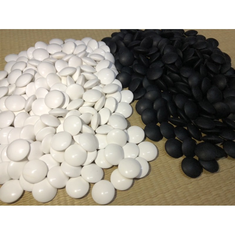 เม็ดหมากล้อม นำเข้าญี่ปุ่น 🇯🇵 Glass GO Stones (มี2รุ่น ต่างกันที่ความหนา)