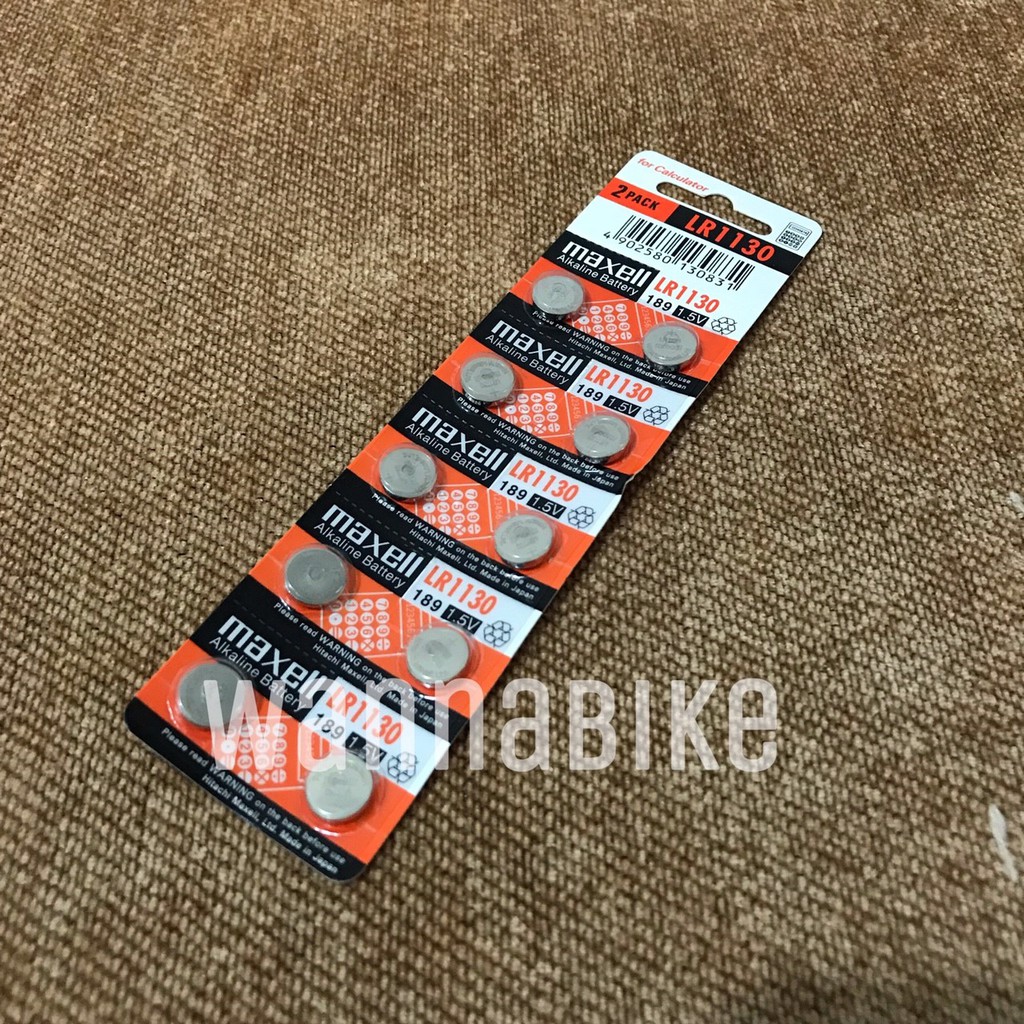 ถ่านกระดุมขนาดเล็ก LR1130 (ยกแผง)