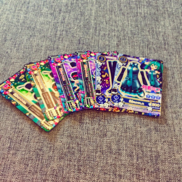 aikatsu hatsune miku card