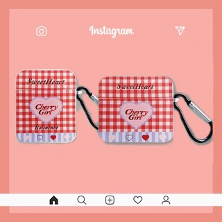 🔥ส่งจากไท🔥เชอร์รี่ cherry love แฟชั่น เคส สำหรับ Airpods 3 pro case เคสแอร์พอร์ต gen2 gen3 2021 สำหรับ AirPod 1 2