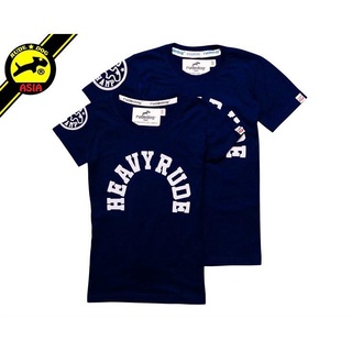 rudedog T-shirt เสื้อยืด รุ่น Heavy สีกรม (ผุ้ชาย) แฟชั่น คอกลม ลายสกรีน ผ้าฝ้าย cotton ฟอกนุ่ม ไซส์ S M L XL