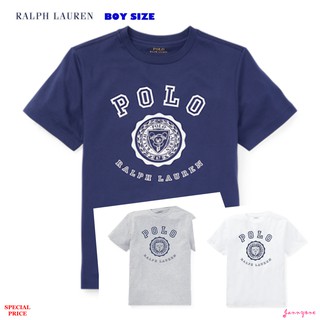 RALPH LAUREN COTTON JERSEY GRAPHIC T-SHIRT (BOYS SIZE 8-20 YEARS)