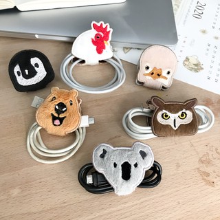 Wild Clip - ที่เก็บสายหน้าสัตว์ป่าทีมกระเป๋าหน้าและทีมจิก / เก็บสาย / จัดระเบียบสาย