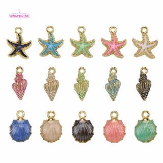 sh อุปกรณ์ทําสร้อยคอสร้อยข้อมือปลาดาว 15 ชิ้น/ชุด diy