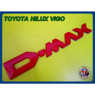 โลโก้ - ISUZU D-MAX 2012-2015 X-SERIES V-CROSS REAR RED LOGO EMBLEM สีแดง