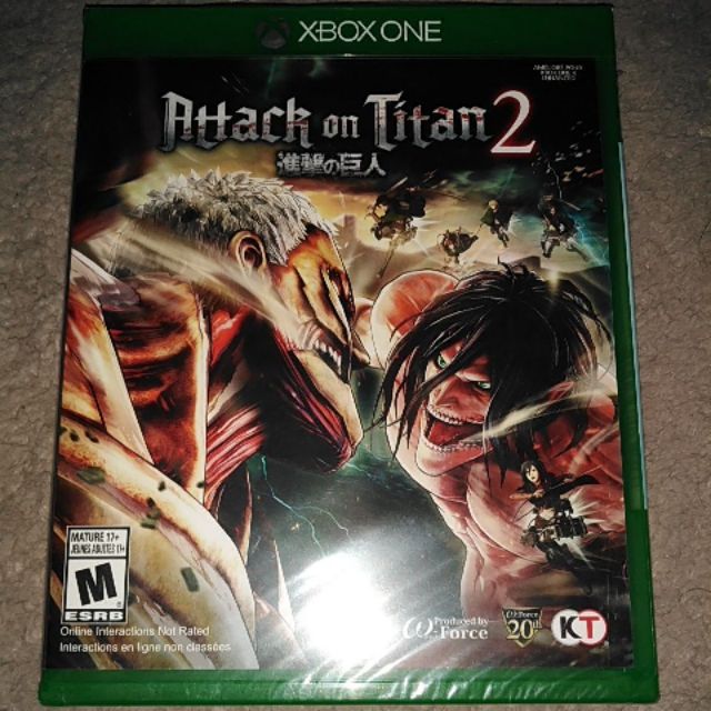 [เหลือ 770ใส่ CLUN150 ] (มือ1)​ Xbox​ one​ -​ Attack​ on​ Titan​ 2​ (us)​
