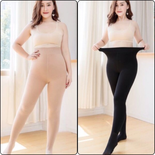 ถุงน่องเลกกิ้ง สาวอวบ เนื้อหนา 1200 den ไม่บุขน กันหนาว กันแดด UV ปกปิดผิวลาย ราคา ถูกที่สุด ดีลบีเคเค แกลเลอรีภาพที่ 3