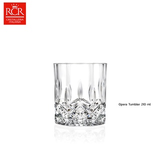 แก้วน้ำคริสตัลสั้น RCR Opera 210 ml tumbler