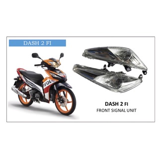 ชุดหัวฉีดน้ํามันเชื้อเพลิง ด้านหน้า แบบใส สําหรับ Honda Dash 2 FI Dash110 2 FI Dash125 Dash 125Fi