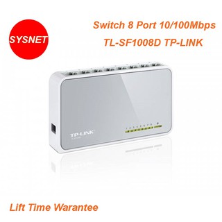 สวิสซ์ 8 พอร์ต TP-Link TL-SF1008D Desktop Switch 8-Port ความเร็ว 10/100Mbps