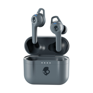 SKULLCANDY หูฟัง INDY FUEL EARBUDS หูฟังสอดหู ไร้สาย กันน้ำ IP55 WIRELESS CHARGE ปุ่มแบบสัมผัส สี CHILL GREY