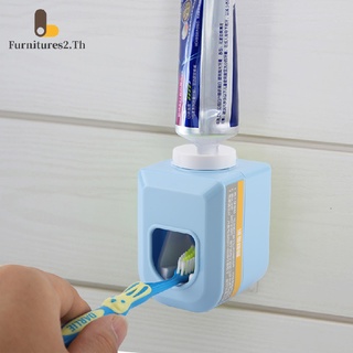 [คลังสินค้าใส]Toothpaste Dispenser เครื่องบีบยาสีฟันอัตโนมัติแบบติดผนัง สําหรับห้องน้ํา