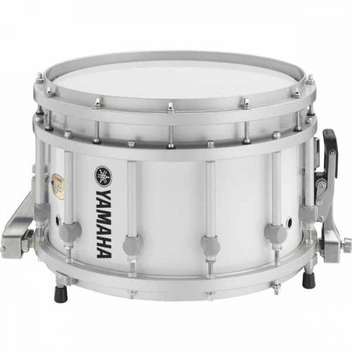 Yamaha MSS9314U Marching Snare – White ยามาฮ่า กลองสแนร์มาร์ชชิ่ง พร้อมชุดสะพาย RM-TVHMSA