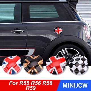 สติ๊กเกอร์ติดฝาถังน้ํามันรถยนต์สําหรับ Mini Cooper S One Jcw Hatchback Clubman R55 R56 R58 R59