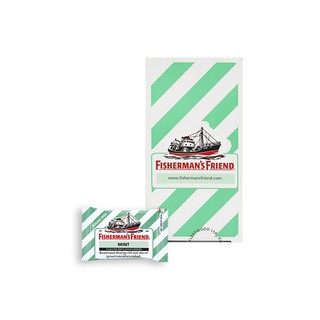 🔥ยอดนิยม!! ฟิชเชอร์แมนส์ เฟรนด์ ชูการ์ฟรี รสมิ้นท์ แพ็ค 24 ซอง Fishermans Friend Sugar Free Mint x 24 EA