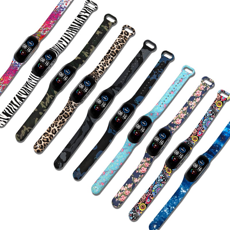 Mi Band 4 สายซิลิโคนกีฬาสายรัดข้อมือสําหรับ Mi Band 3 สําหรับสร้อยข้อมือ Xiaomi Mi Band 4/3