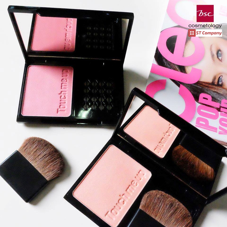 บลัชออน BLUSH ON BSC BIO PERFECT TOUCH ME UP 7g BAKED POWDER มอบเนื้อฟิล์มที่สวย โปร่งแสง เรียบเนียน