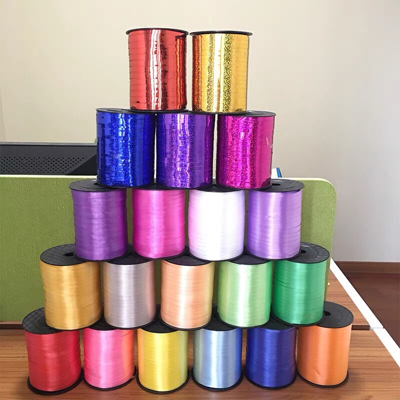 - 5MM 500YARD / ROLL STANDARD RIBBON BALLOON STRING TIED ROPE KNOT PARTY reben blon tali belon heliu