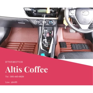 พรมปูพื้นรถยนต์ Altis 2014-2019 จาก KT65Motor