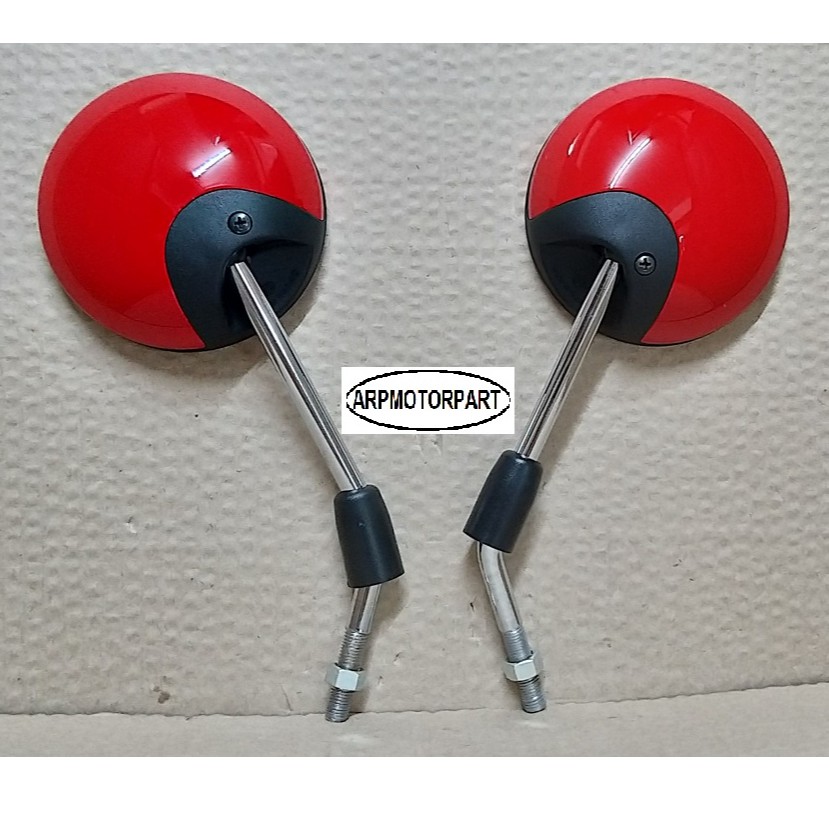 กระจก มองหลัง SCOOPY-I ปี 2009, 2012 สีแดงสด รหัสสี R310 #ขายเป็นคู่ # 1010-079-10ZR1