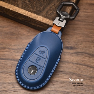 Mercedes-Benz Key Case New Car Key Case for C-class C260l C200 2022 S-class 450l Leather Car Key Case