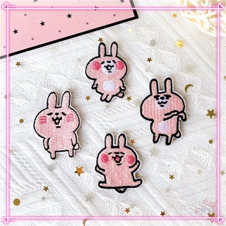 ♥ Kanahei - Cartoon Rabbits Self-adhesive Sticker Patch ♥ 1Pc DIY Sew on Iron on Embroidery Accessories Badges Patches