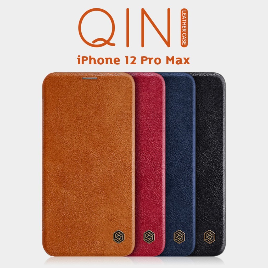 iPhone 12 Pro Max - เคสฝาพับ หนัง Nillkin QIN Leather Case แท้