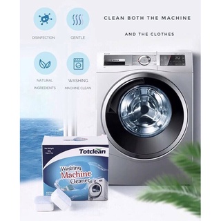 เม็ดฟู่ทำความสะอาดเครื่องซักผ้า Washing Machine Cleaner 1 กล่อง มี 12 ก้อน