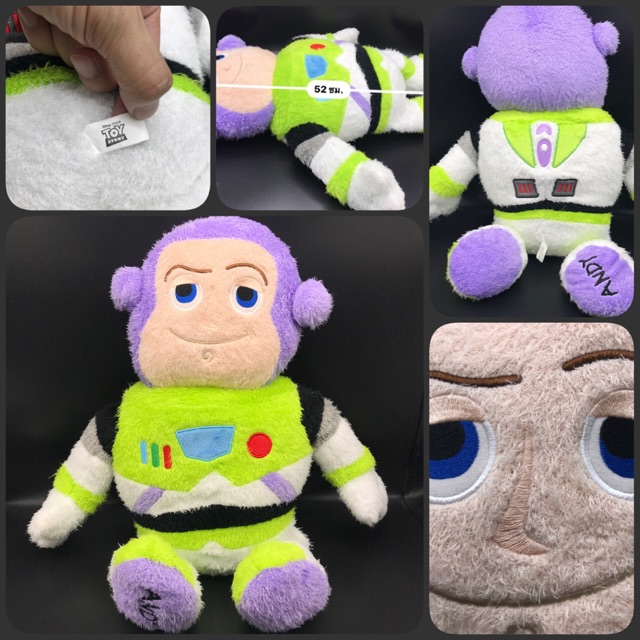ตุ๊กตา Buzz Lightyear บัซไลท์เยียร์ จากToyStory งานลิขสิทธิ์แท้ ป้ายผ้าชัด ขนาด52ซม.  งานสวยตัวใหญ่ ห้ามพลาด