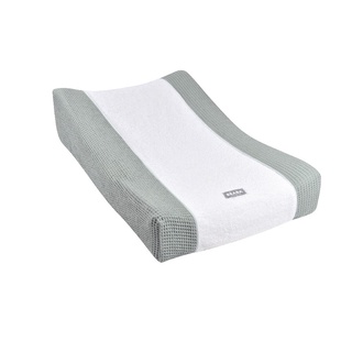 BEABA เบาะเปลี่ยนผ้าอ้อมพร้อมปลอก SOFALANGE Changing Mat with "Honeycomb" Cover Fitted Sheet - Frosty Green