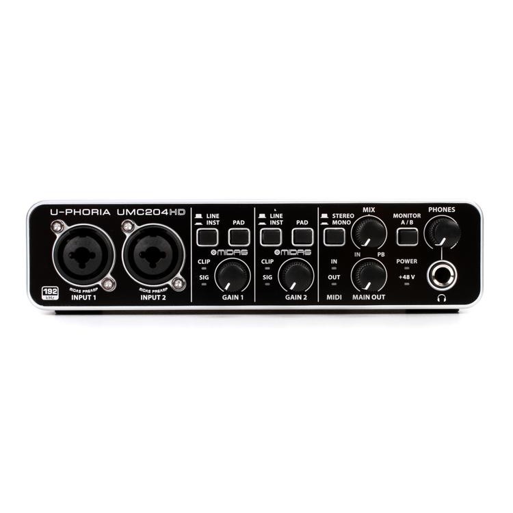 ออดิโอ อินเตอร์เฟส Behringer UMC204HD