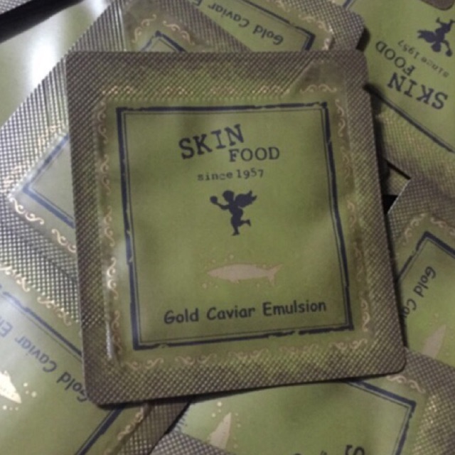(ของแท้‼️) Tester Skin food Gold Caviar Emulsion