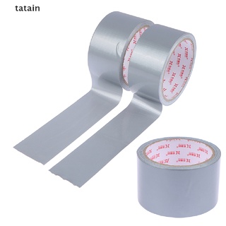 [TAT] 10M Silvery Grey  Super Sticky Cloth Duct Tape Carpet Floor Waterproof Tapes CVX