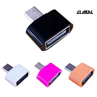 Globaldeal อะแดปเตอร์เชื่อมต่อ Micro เป็น USB 2.0 OTG สําหรับโทรศัพท์มือถือ Android