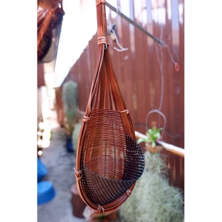 ตะกร้อหวายเปล่า พร้อมแขวน 1 อัน ราคา29บาท เอาไว้ใส่ต้นไม้