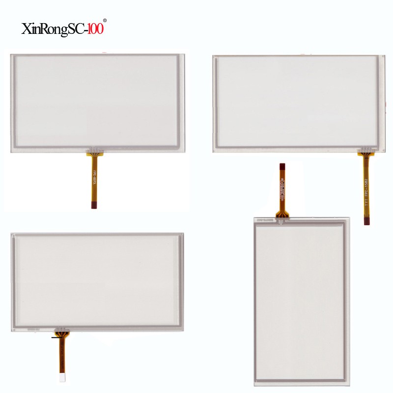 6.2 "7 "8 "ออนบอร์ดหน้าจอสัมผัส 6.2 7 8 นิ้วความต้านทานหน้าจอสัมผัสแผง digitizer สําหรับรถยนต์ DVD นําทาง Monito GPS 165*100 155*88 192*116 165X100 มม. 155X88 มม. 192X116 มม.