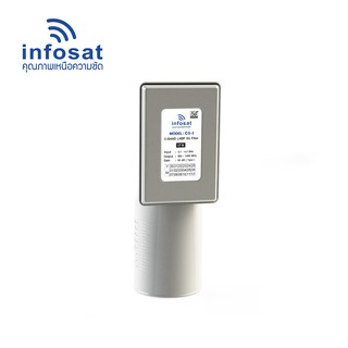 INFOSAT LNBF CG-2 ตัดสัญญาณรบกวน 5G สำหรับ 2 จุดรับชม