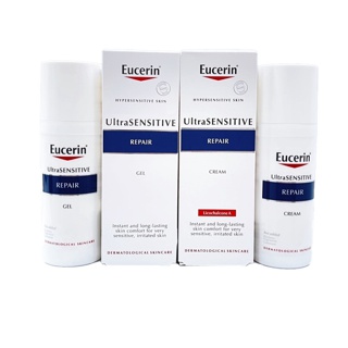 Eucerin Ultra SENSITIVE Repair gel 50ml ยูเซอริน อัลตร้าเซ็นซิทีฟ รีแพร์ เจล 50มล