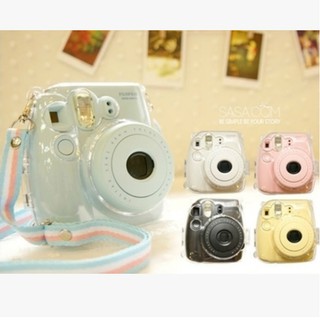 เคสซิลิโคนใส โพลารอยด์ ป้องกันกล้อง สําหรับ Fuji mini8 9