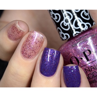 พร้อมส่ง OPI Let’s Celebrate  ชิมเมอร์เล็กๆ สีชมพู และ ชิมเมอร์โฮโลกราฟฟิคเล็กๆ ในน้ำเบสใส แท้ 💯%