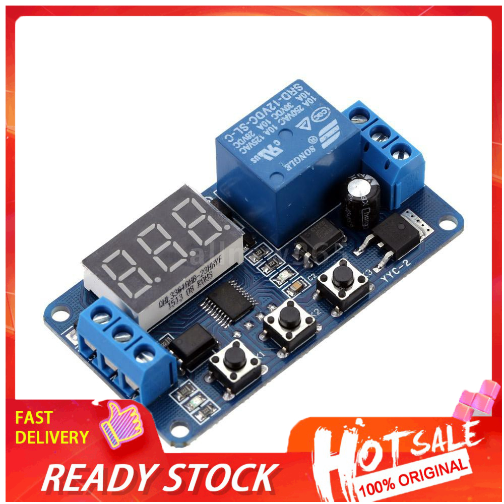 🔥12V LED Display Automation Digital Delay Timer Control Switch Relay Module