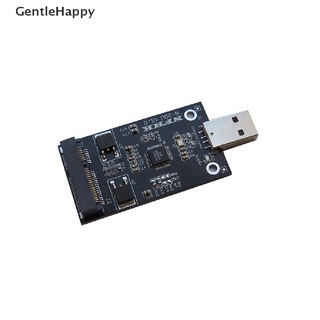 Gentlehappy อะแดปเตอร์การ์ด USB 2.0 เป็น mSATA SSD mSATA SSD เป็น USB 2.0