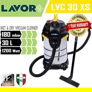 เครื่องดูดฝุ่น LAVOR รุ่น LVC30XS (30 ลิตร-1200 w)  รับประกัน 1 ปี